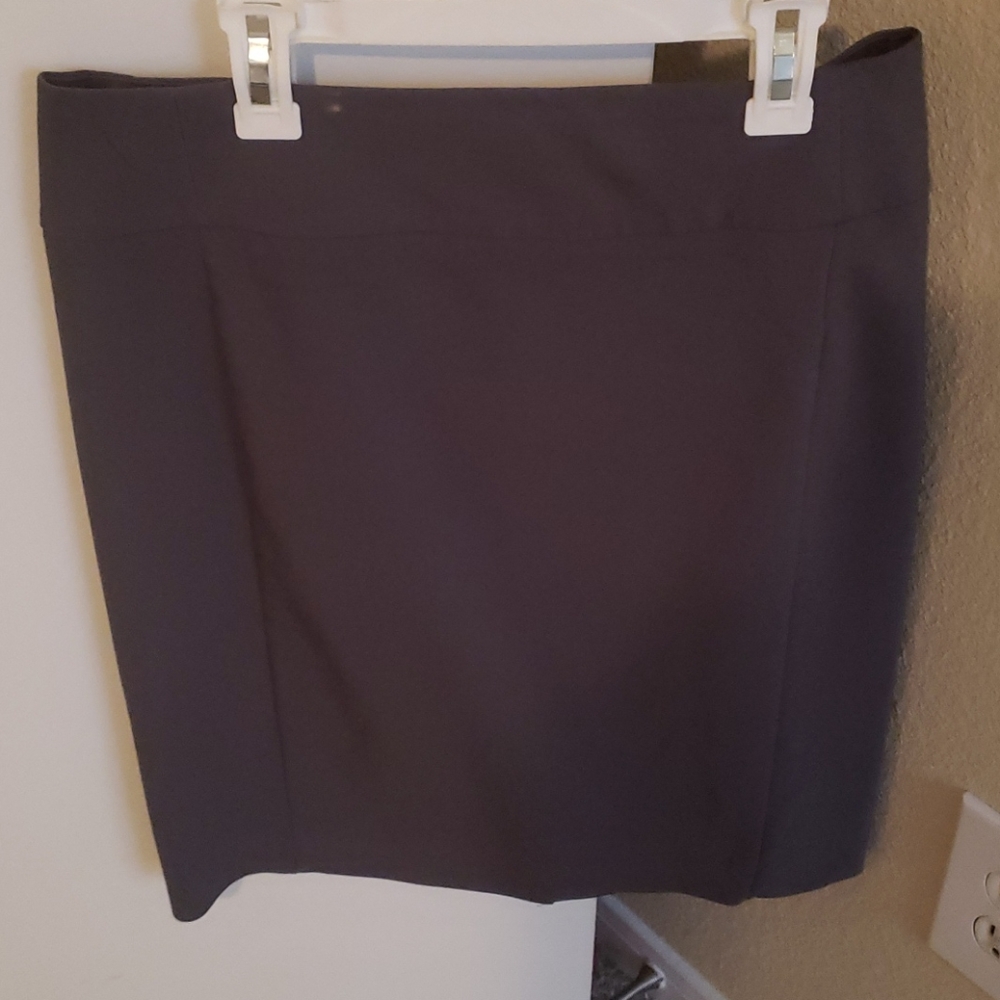 Grey Pencil Skirt